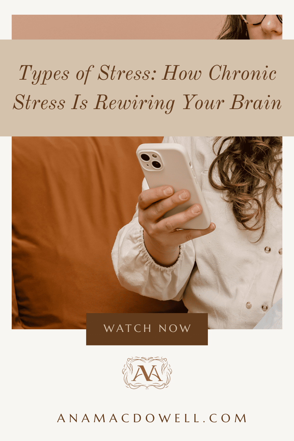 Worried about the impact of stress on your health? Learn the different types of stress, how chronic stress affects your brain, and what you can do to take back control. #TypesOfStress #DoctorLife #PhysicianWellness #WorkLifeBalance #ProductivityTips