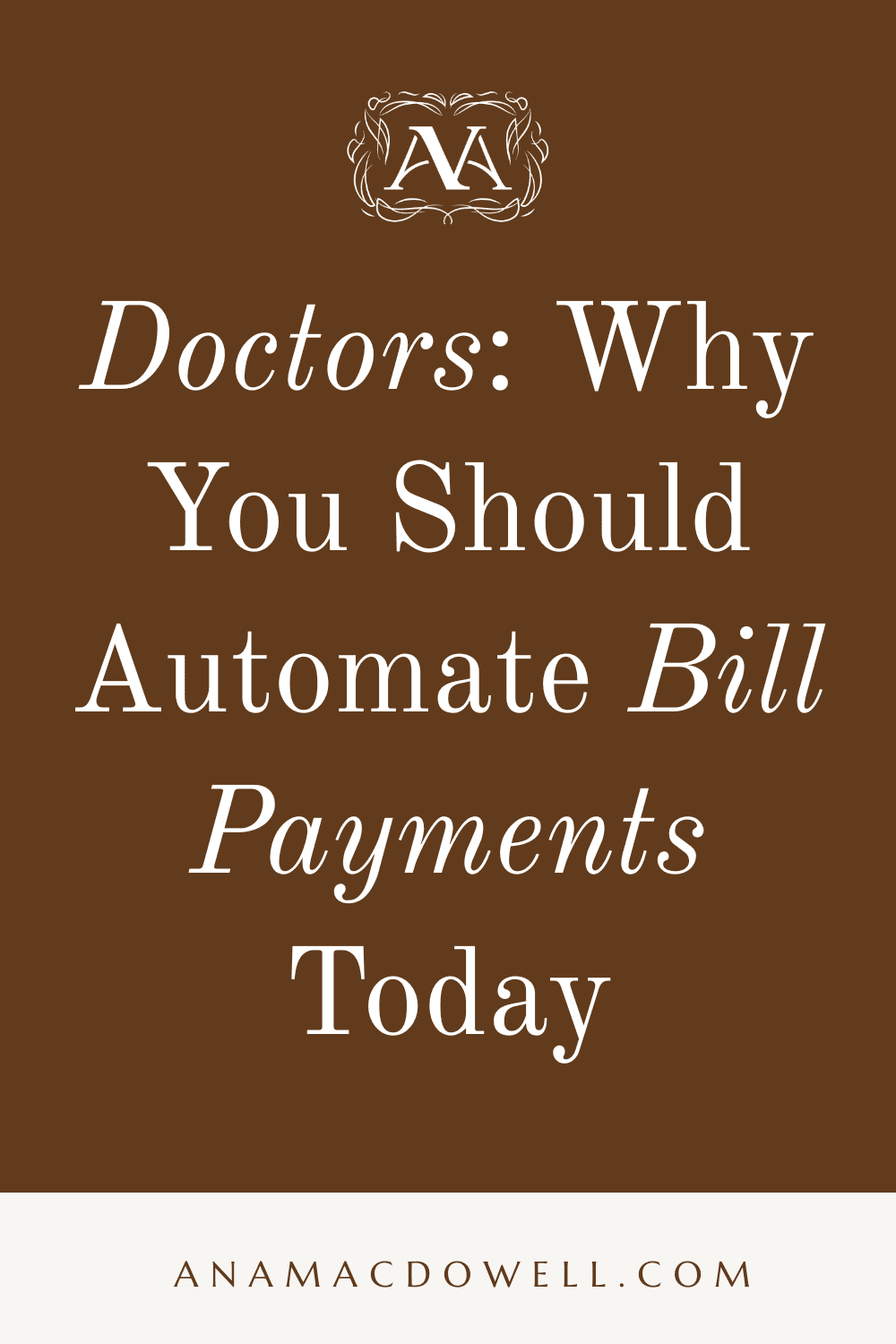 Tired of late fees and mental clutter? Learn how to automate bill payments so doctors can save time, reduce stress, and simplify their finances every month. #AutomateBillPayments #DoctorLife #PhysicianWellness #WorkLifeBalance #ProductivityTips